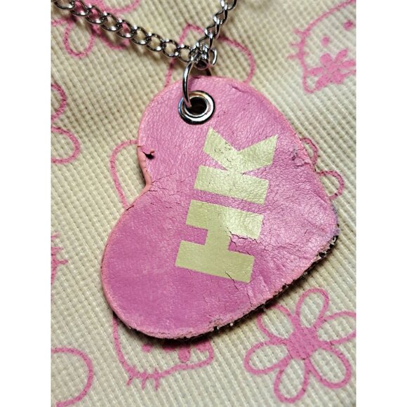 2000s Y2K Hello Kitty Pink & Cream Corduroy Hello Monogram Shoulder Bag Purse - Picture 5 of 15